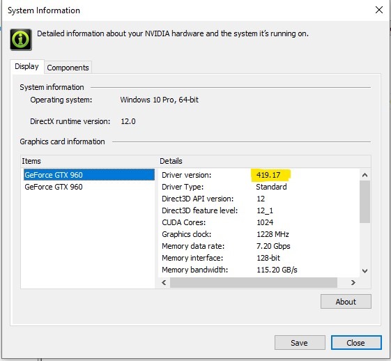 requirement nvidia inspector